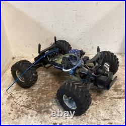 Vintage Traxxas Nitro Stampede With Manual and Controller For Parts or Repair