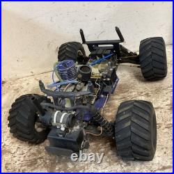 Vintage Traxxas Nitro Stampede With Manual and Controller For Parts or Repair