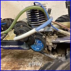 Vintage Traxxas Nitro Stampede With Manual and Controller For Parts or Repair