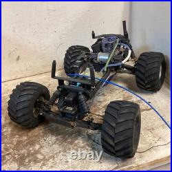 Vintage Traxxas Nitro Stampede With Manual and Controller For Parts or Repair