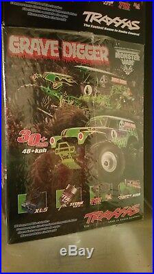 Vintage Traxxas RC GRAVE DIGGER! NEVER OPENED! MINT CONDITION! COLLECTIBLE