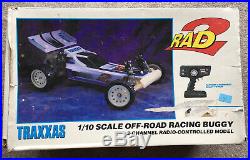 Vintage Traxxas radicator 2/Rad2 RC car With Spare Chassis/parts