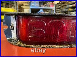 Vintage Trippe Red Glass Stop Tail Lamp Auto Car Truck Chevy Ford Model A T