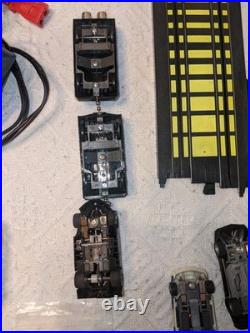 Vintage Tyco Cliffhangers Night Glow HO Car Slot Set With Cars + Extras + Parts