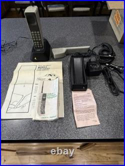 Vintage US West Cellular Brick Phone Kit Charger, Manual, Car Adapter (Parts) Vintage US West Cellular Brick Phone Kit Charger, Manual, Car Adapter (Parts)