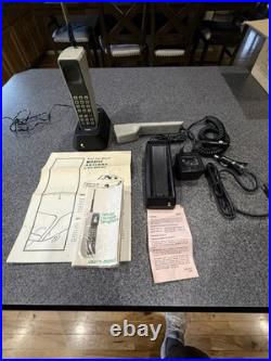 Vintage US West Cellular Brick Phone Kit Charger, Manual, Car Adapter (Parts) Vintage US West Cellular Brick Phone Kit Charger, Manual, Car Adapter (Parts)