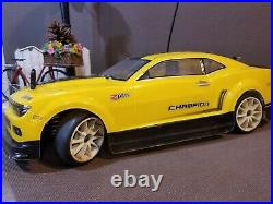 Vintage Used HPI RS4 Sport Roller with CAMARO PRE-PAINTED RC BODY 1/10TH SCALE