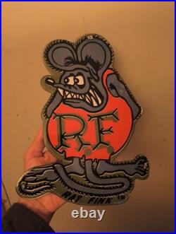 Vintage Wrap Thing Porcelain Sign Old Ed Roth Hot Rod Gas Engine Race Car Parts Vintage Wrap Thing Porcelain Sign Old Ed Roth Hot Rod Gas Engine Race Car Parts