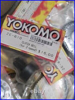 Vintage Yokomo Gt-4 Nitro Touring Car Parts Lot Nip 60 Plus Bags Dont Miss Out