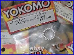 Vintage Yokomo Gt-4 Nitro Touring Car Parts Lot Nip 60 Plus Bags Dont Miss Out