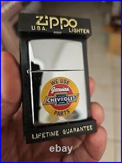 Vintage Zippo Lighter GM We UseGenuine Chevrolet Parts 1998