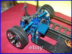Vintage aluminum & CARBON fiber Team Associated TC3 Touring Car RC MONSTER PARTS