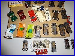 Vintage aurora tjet cars huge lot with extra parts. READ please nice/SEE/PICS