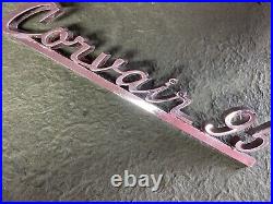 Vintage chevy Chevrolet CORVAIR 95 Rampside Nameplate Logo car parts 3784666 USA