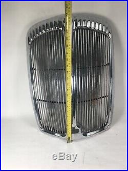 Vintage hot rod salvage classic car parts front grill Daimler Consort man cave