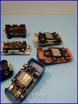 Vintage lot of ho slot cars tyco, aurora afx, life like for restoration/ parts