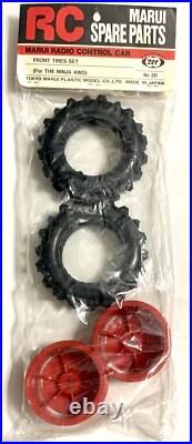 Vintage marui Ninja 4wd front tires 311 New Sealed Nos RC 1/10 Rc Off Road Parts