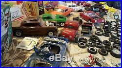 Vintage model car kit parts lot