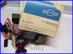 Vintage nos original 1966 Chevrolet hazard flasher switch unit 1965 corvair gm
