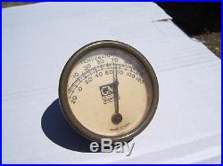 Vintage original 1939 1938 GM genuine parts Visor thermometer gauge chevy bomba