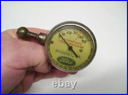 Vintage original Ford Tire gauge air Auto part Model A T tool kit accessory oem