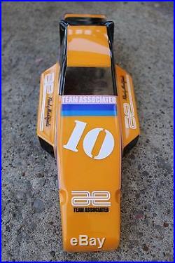 Vintage painted body and wing Team Asoociated Rc10 Classic box art