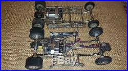 Vintage slot car lot cox rollers for parts or restore