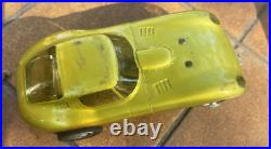 Vintage slot car with case parts AWD Make