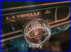 Vintage style 8k Half Sweep 4 Cyl TACH Banger MOONEYES Hot Rod Tachometer Moon
