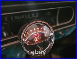 Vintage style 8k Half Sweep 4 Cyl TACH Banger MOONEYES Hot Rod Tachometer Moon
