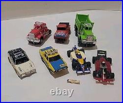 Vintage-tyco/afx-ho Slot Car-lot Of 7-for Parts Or Repair