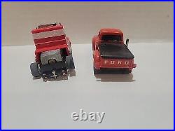 Vintage-tyco/afx-ho Slot Car-lot Of 7-for Parts Or Repair