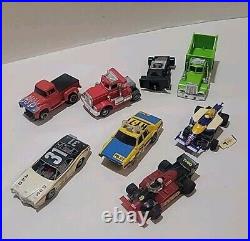 Vintage-tyco/afx-ho Slot Car-lot Of 7-for Parts Or Repair