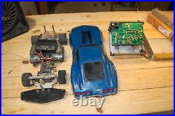 Vtg. 1/12 RC Car LaTrax Brilliant Corvette LTX-40 Transmitter for parts