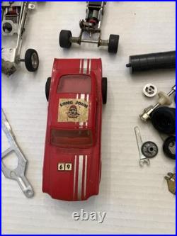 Vtg 1/32 1/42Scale Slot Car Parts Chassis Bodies Wheels Aurora Estate Lot AS-IS
