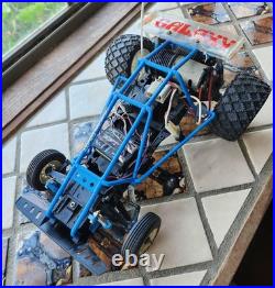 Vtg 1986 Marui Galaxy 1/10 scale 2wd RC Buggy Parts Or Repair Untested Car Rare