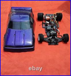 Vtg Bolink/ko-propo Rc Car Chassis Whit Thunderbird Shell For Parts