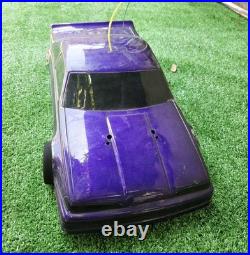 Vtg Bolink/ko-propo Rc Car Chassis Whit Thunderbird Shell For Parts