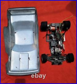 Vtg Bolink/ko-propo Rc Car Chassis Whit Thunderbird Shell For Parts