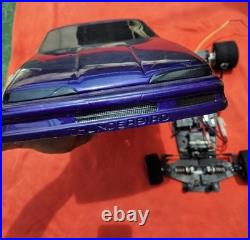 Vtg Bolink/ko-propo Rc Car Chassis Whit Thunderbird Shell For Parts