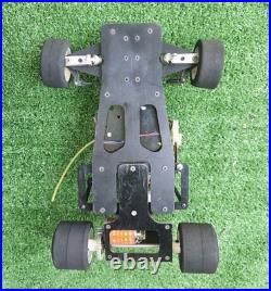 Vtg Bolink/ko-propo Rc Car Chassis Whit Thunderbird Shell For Parts