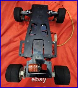 Vtg Bolink/ko-propo Rc Car Chassis Whit Thunderbird Shell For Parts