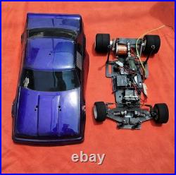 Vtg Bolink/ko-propo Rc Car Chassis Whit Thunderbird Shell For Parts
