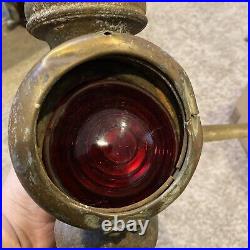 Vtg CAR Parts Coach Light RED Lantern Kerosene 1910-20's Vintage Ford Model T