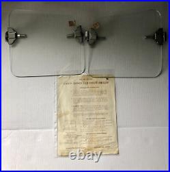 Vtg Casco Closed Car Draft Shields Glass Slanting Windows 100 Series Part Truck