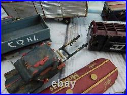 Vtg Junkyard Lot Of Wood Models Parts Repair As Pictured Trucks Trailers AS-IS