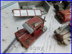 Vtg Junkyard Lot Of Wood Models Parts Repair As Pictured Trucks Trailers AS-IS