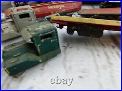 Vtg Junkyard Lot Of Wood Models Parts Repair As Pictured Trucks Trailers AS-IS