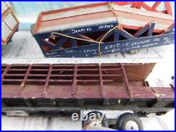 Vtg Junkyard Lot Of Wood Models Parts Repair As Pictured Trucks Trailers AS-IS