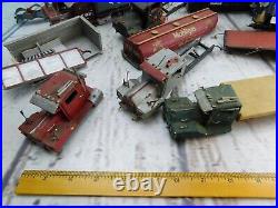 Vtg Junkyard Lot Of Wood Models Parts Repair As Pictured Trucks Trailers AS-IS